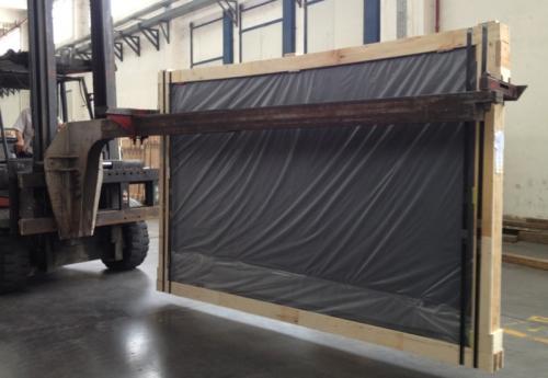 फोर्कलिफ्ट जिब ग्लास ह्यान्डलिंग